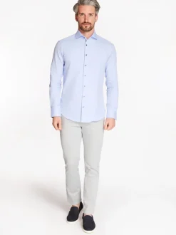 Marco Capelli Easy Care Fine Twill Shirt - Blue
