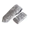 Marco Capelli Floral 7.5cm Tie With Pocketsquare - Silver