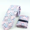 Marco Capelli Floral 7.5cm Tie With Pocket Square - Pink