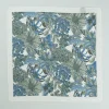 Marco Capelli Floral Silk Pocketsquare - Blue