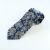Marco Capelli Flower 8cm Silk Tie - Navy