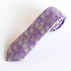 Marco Capelli Flower Tie 7cm - Pink