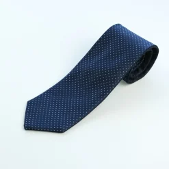 Marco Capelli Geo Dot Two Faced 7.5cm Tie - Navy
