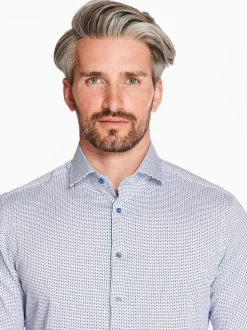 Marco Capelli Graphic Bow Print Shirt - Blue