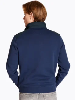 Marco Capelli Half Zip Sweatshirt - Blue