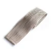 Marco Capelli Knitted Weave 7cm Tie - Stone