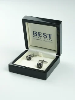 Marco Capelli Knot Cufflink - Silver