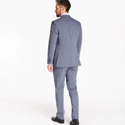 Marco Capelli Mini Check Suit - Blue