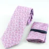 Marco Capelli Mini Floral 7.5cm Tie With Pocket Square - Pink