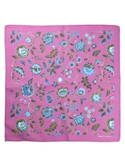 Marco Capelli Mini Floral Silk Pocket Square