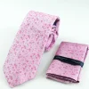 Marco Capelli Mini Floral 7.5cm Tie With Pocket Square - Pink