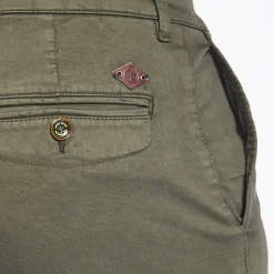 Marco Capelli Modern Slim Fit Chinos - Green