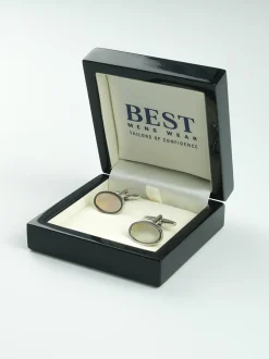 Marco Capelli Mother Of Pearl Cufflink - Silver