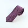 Marco Capelli Neat Geo 8cm Silk Tie - Navy