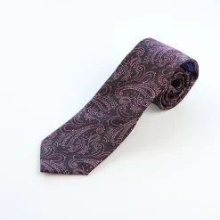Marco Capelli Paisley 7.5cm Tie - Red