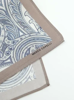 Marco Capelli Paisley Silk Pocket Square