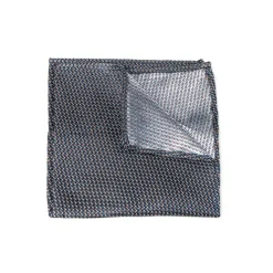 Marco Capelli Pattern 8cm Silk Tie With Pocket Square - Navy