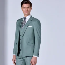 Marco Capelli Plain 3 Piece Suit - Green