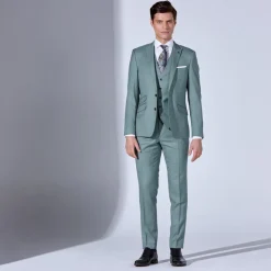 Marco Capelli Plain 3 Piece Suit - Green