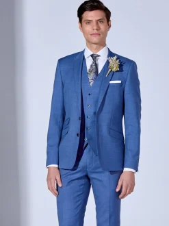 Marco Capelli Plain 3 Piece Suit - Blue