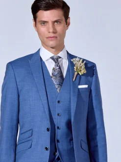 Marco Capelli Plain 3 Piece Suit - Blue