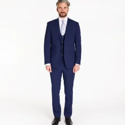 Marco Capelli Plain 3 Piece Suit - Navy