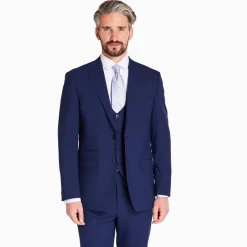 Marco Capelli Plain 3 Piece Suit - Navy