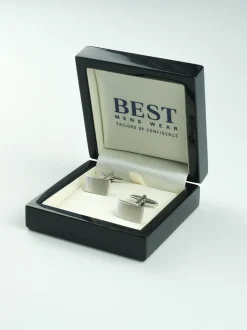 Marco Capelli Plain Cufflink - Silver