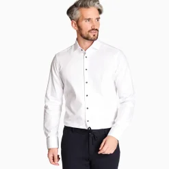 Marco Capelli Plain Twill Shirt - White
