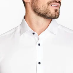 Marco Capelli Plain Twill Shirt - White