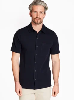 Marco Capelli Puglia Knitted Shirt - Navy