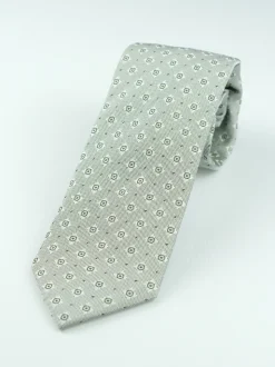 Marco Capelli Sartorial Geo 8cm Silk Tie - Green