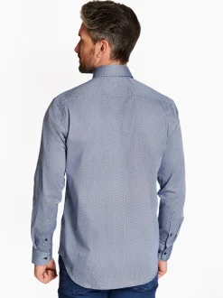 Marco Capelli Satin Stretch Graphic Print - Blue