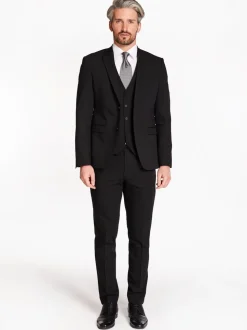 Marco Capelli Slim Fit Suit Jacket - Black
