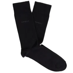 Marco Capelli Soft Cotton Logo Socks - Black