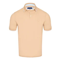 Marco Capelli Soft Cotton Tipping Polo - Sand