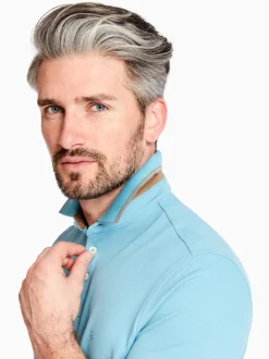 Marco Capelli Soft Cotton Tipping Polo - Green