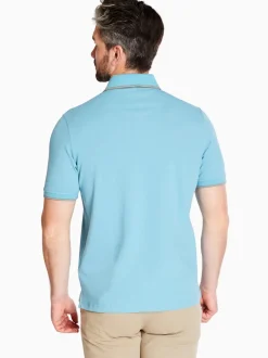 Marco Capelli Soft Cotton Tipping Polo - Green