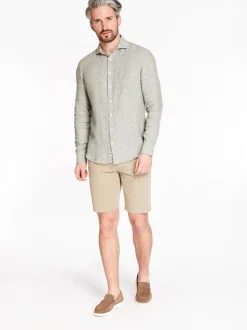 Marco Capelli Soft Wash Linen Lyocel Shirt - Green