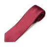 Marco Capelli Solid Burgundy 7cm Tie - Burgundy
