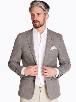 Marco Capelli Structure Blazer - Stone