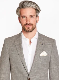 Marco Capelli Structure Blazer - Stone