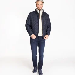 Marco Capelli Structured Jacquard Quarter Zip Sweat - White