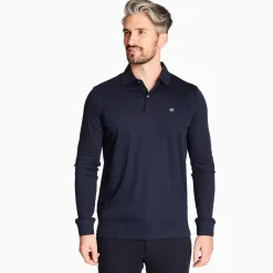 Marco Capelli Supima Liquid Touch Polo - Navy