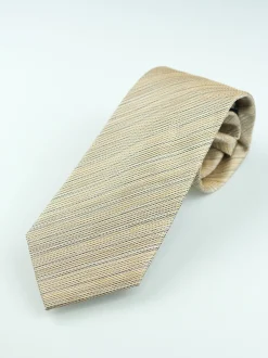 Marco Capelli Textured 8cm Silk Tie - Yellow