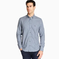 Marco Capelli Twill Check Shirt - Navy