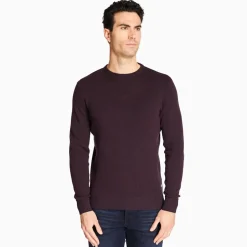Marco Capelli Two Tone Crew Neck Knit - Red
