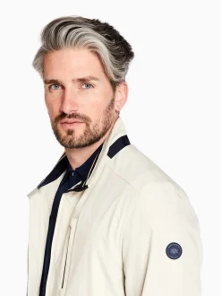 Marco Capelli Valencia Bomber Jacket - Stone