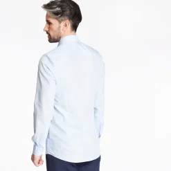 Marvelis Body Fit Easy Iron Shirt - Blue