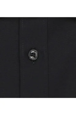 Marvelis Body Fit Plain Formal Shirt - Black